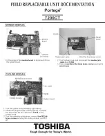 Preview for 6 page of Toshiba Portege 7200CT Replacement Instructions Manual