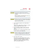 Preview for 43 page of Toshiba Portege M400-S4031 User Manual