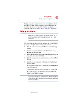 Preview for 45 page of Toshiba Portege M400-S4031 User Manual