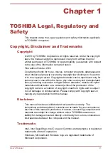 Preview for 4 page of Toshiba PORTEGE R30-A User Manual