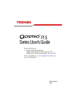 Preview for 1 page of Toshiba PQF10U-00K00H User Manual