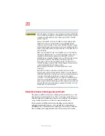 Preview for 20 page of Toshiba PQF10U-00K00H User Manual