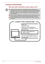 Preview for 8 page of Toshiba PTM70U-00C007 User Manual