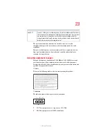 Preview for 23 page of Toshiba Qosmio E15 User Manual