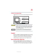 Preview for 25 page of Toshiba Qosmio E15 User Manual