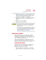 Preview for 43 page of Toshiba Qosmio E15 User Manual