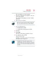 Preview for 71 page of Toshiba Qosmio E15 User Manual