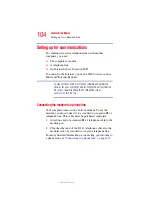 Preview for 104 page of Toshiba Qosmio E15 User Manual