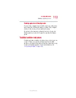 Preview for 113 page of Toshiba Qosmio E15 User Manual