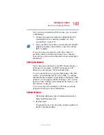 Preview for 143 page of Toshiba Qosmio E15 User Manual