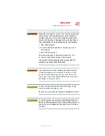 Preview for 43 page of Toshiba Qosmio G35-AV650 Series User Manual