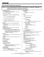 Preview for 1 page of Toshiba R10-S4422 Specifications