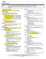 Preview for 1 page of Toshiba R10-S802TD Specifications