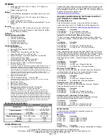 Preview for 2 page of Toshiba R10-S802TD Specifications