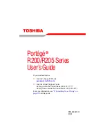 Toshiba R200-S2031 User Manual preview