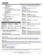 Preview for 2 page of Toshiba R700-S1320 Specifications