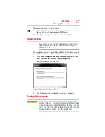 Preview for 87 page of Toshiba R830-Landis User Manual