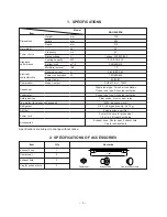 Preview for 3 page of Toshiba RAC-08EW-E Service Manual