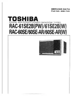 Toshiba RAC-60SE Service Data preview