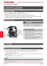 Preview for 18 page of Toshiba RAC-PD0812CRRC Operating Instructions Manual