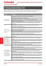 Preview for 22 page of Toshiba RAC-WK0512CMRU User Manual