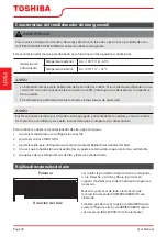 Preview for 42 page of Toshiba RAC-WK0512CMRU User Manual