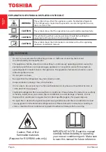 Preview for 6 page of Toshiba RAC-WK1823ESCWRU User Manual