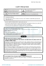 Preview for 3 page of Toshiba RAS-05BAVG-E Service Manual