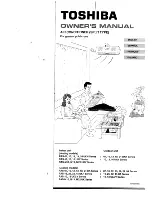 Preview for 1 page of Toshiba RAS-07UA Owner'S Manual