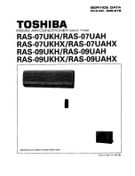 Preview for 1 page of Toshiba RAS-07UAH Srevice Manual