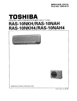 Preview for 1 page of Toshiba RAS-10NAH Service Data