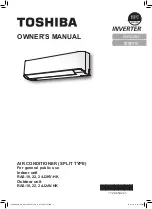 Toshiba RAS-18 Series Owner'S Manual preview