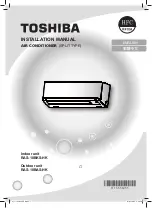 Toshiba RAS-18BAS-HK Installation Manual preview