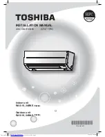 Preview for 1 page of Toshiba RAS-18BAS Series Installation Manual