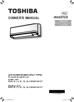 Preview for 1 page of Toshiba RAS-18G3ACV2G-T Owner'S Manual