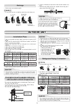 Preview for 12 page of Toshiba RAS-18PAVSG-E Installation Manual