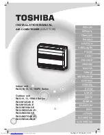 Toshiba RAS-18SAV Series Installation Manual preview