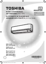 Toshiba RAS-24TAVG-UA Installation Manual preview