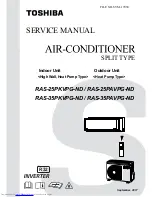 Preview for 1 page of Toshiba RAS-25PAVPG-ND Service Manual