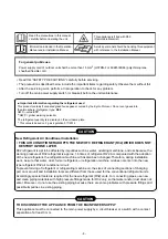 Preview for 4 page of Toshiba RAS-25U2AVPG-ND Service Manual