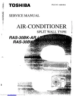 Preview for 1 page of Toshiba RAS-30BA-AR Service Manual