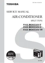 Toshiba RAS-3M26S3AV-A Service Manual preview