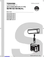 Toshiba RAS-4M27UAV-E Service Manual preview