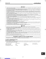 Preview for 3 page of Toshiba RAS-5M34UAV-E1 Installation Manual