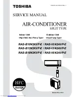 Preview for 1 page of Toshiba RAS-B10N3KVP-E Service Manual