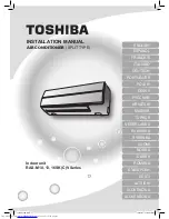 Preview for 1 page of Toshiba RAS-M10 Series Installation Manual