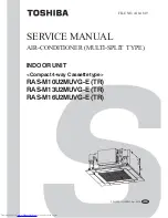 Preview for 1 page of Toshiba RAS-M10U2MUVG-E Service Manual