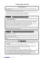 Preview for 3 page of Toshiba RAS-M10YDCV-E Service Manual