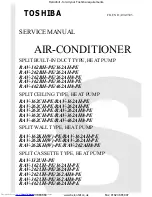 Preview for 1 page of Toshiba RAV-162AH-PE Service Manual