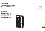 Preview for 1 page of Toshiba RAV-GM2241AT8-E1 Installation Manual